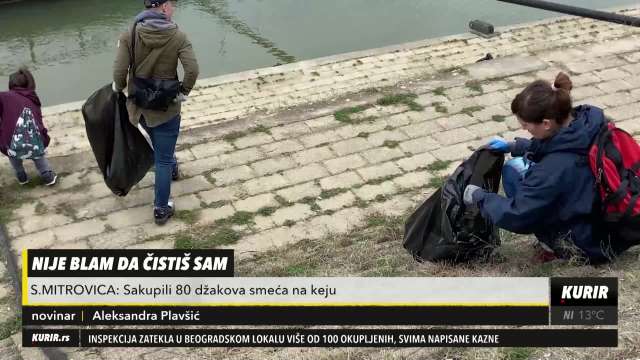 Nije blam da ćistiš sam: Mitrovčani se ujedinili u čišćenju smeća