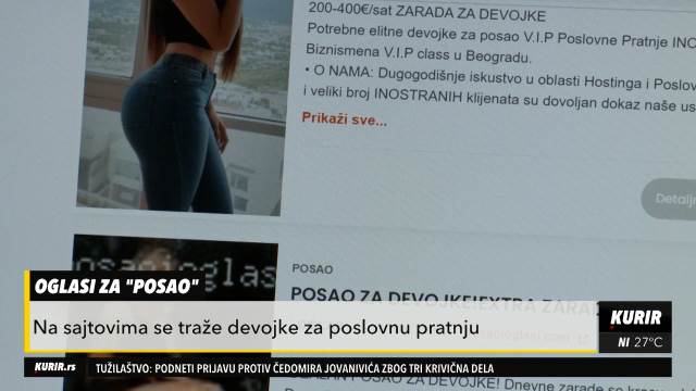 Crna gora oglasi poslovna pratnja Devojke nocni