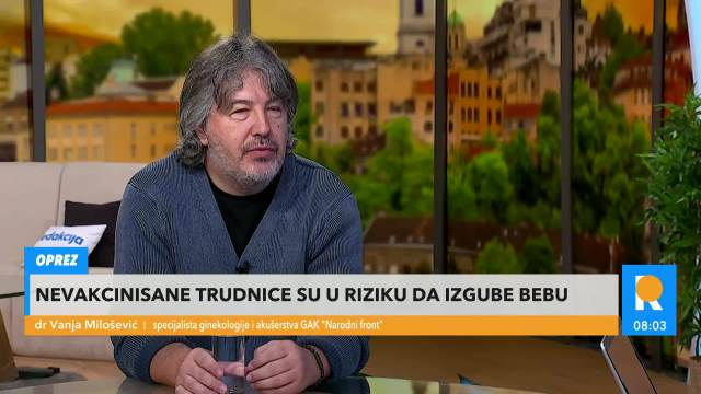 GINEKOLOG DR VANJA MILOŠEVIĆ: Kada je pravo vreme da se trudnice vakcinišu