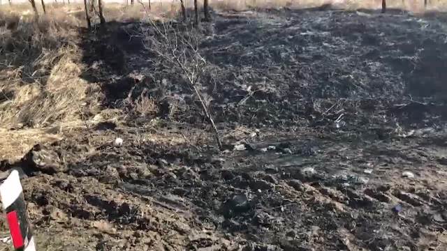 Kurir na mestu nesreće nedaleko od ulaska u Alibunar