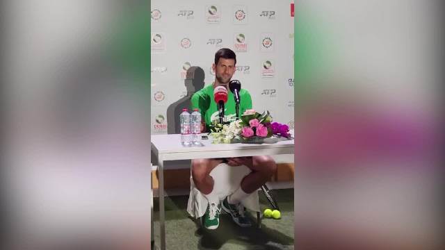 Novak Đoković o turniru u Dubaiju