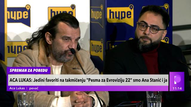 HOĆU DA POBEDIM NA EVROVIZIJI! Aca Lukas žestoko potkačio ostale kandidate