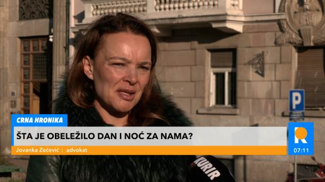 VEROVATNO ĆE BITI SASLUŠAN NIZ SVEDOKA Advokatica Jovanka Zečević o slučaju Marjanović