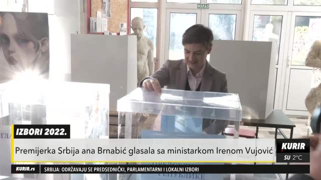 Ana Brnabić glasala na izborima