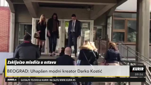 Uhapšen modni kreator Darko Kostić