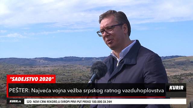  VUČIĆ PORUČIO SA PEŠTERA: Vojska sposobna i spremna da sačuva  zemlju od svakog agresora! (KURIR TELEVIZIJA)