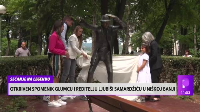 ŠURDA OSVANUO U NIŠKOJ BANJI: Spomenik Ljubiši Samardžiću postavljen na trgu 