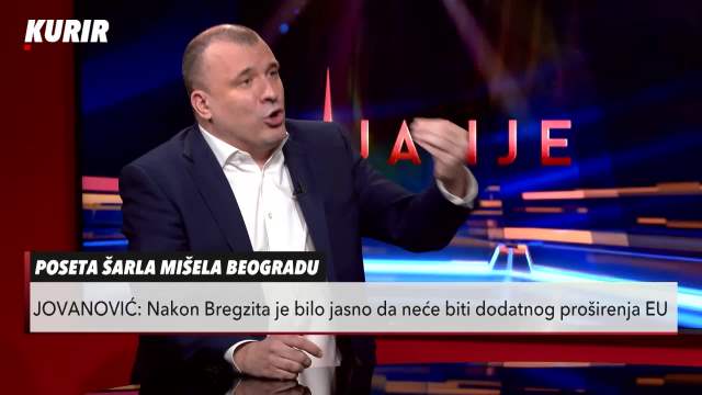 Jovanović: EU je klub i moramo mi njima da se prilagodimo