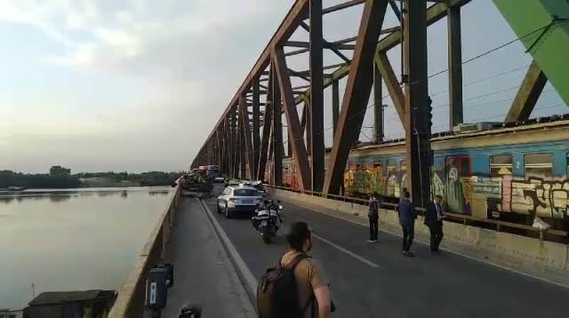 Stravična nesreća na Pančevačkom mostu