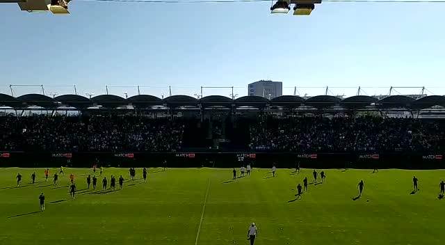 Atmosfera pred meč Partizana