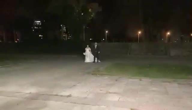 Nikola Rađen i Milica Ristić stigli na venčanje