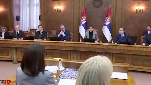 Predsednik Aleksandar Vučić prisustvuje sednici Vlade Srbije