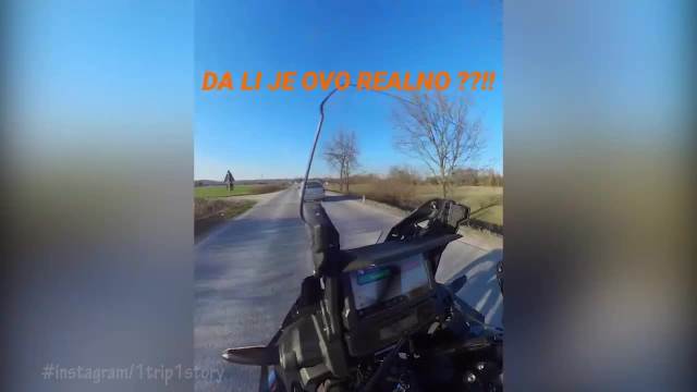 Motociklista snimio strašnu scenu na putu u Srbiji 