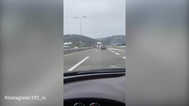 Kamion vozi u kontra smeru kod Bubanj potoka