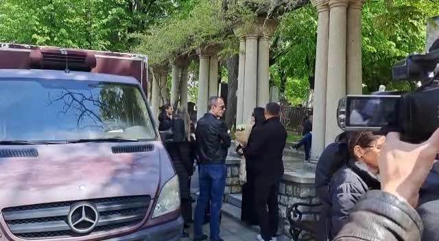 Seka na sahrani Saše Vidića