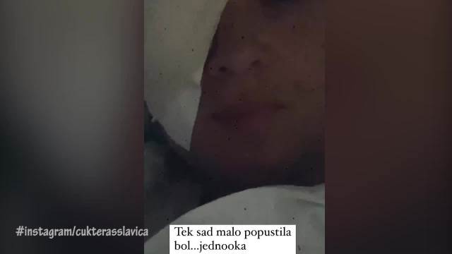 SLAVICA ĆUKTERAŠ SE OGLASILA IZ BOLNIČKE POSTELJE