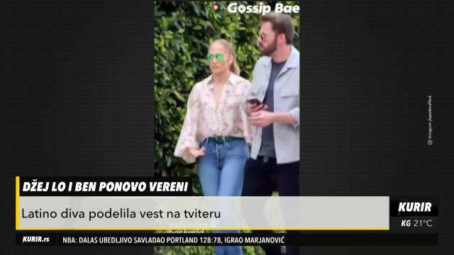 Dženifer Lopez i Ben Aflek se ponovo verili: Latino diva lepe vesti podelila na Tviteru