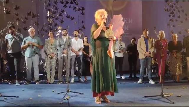 Mirjana Karanović nakon dodele nagrade za životno delo